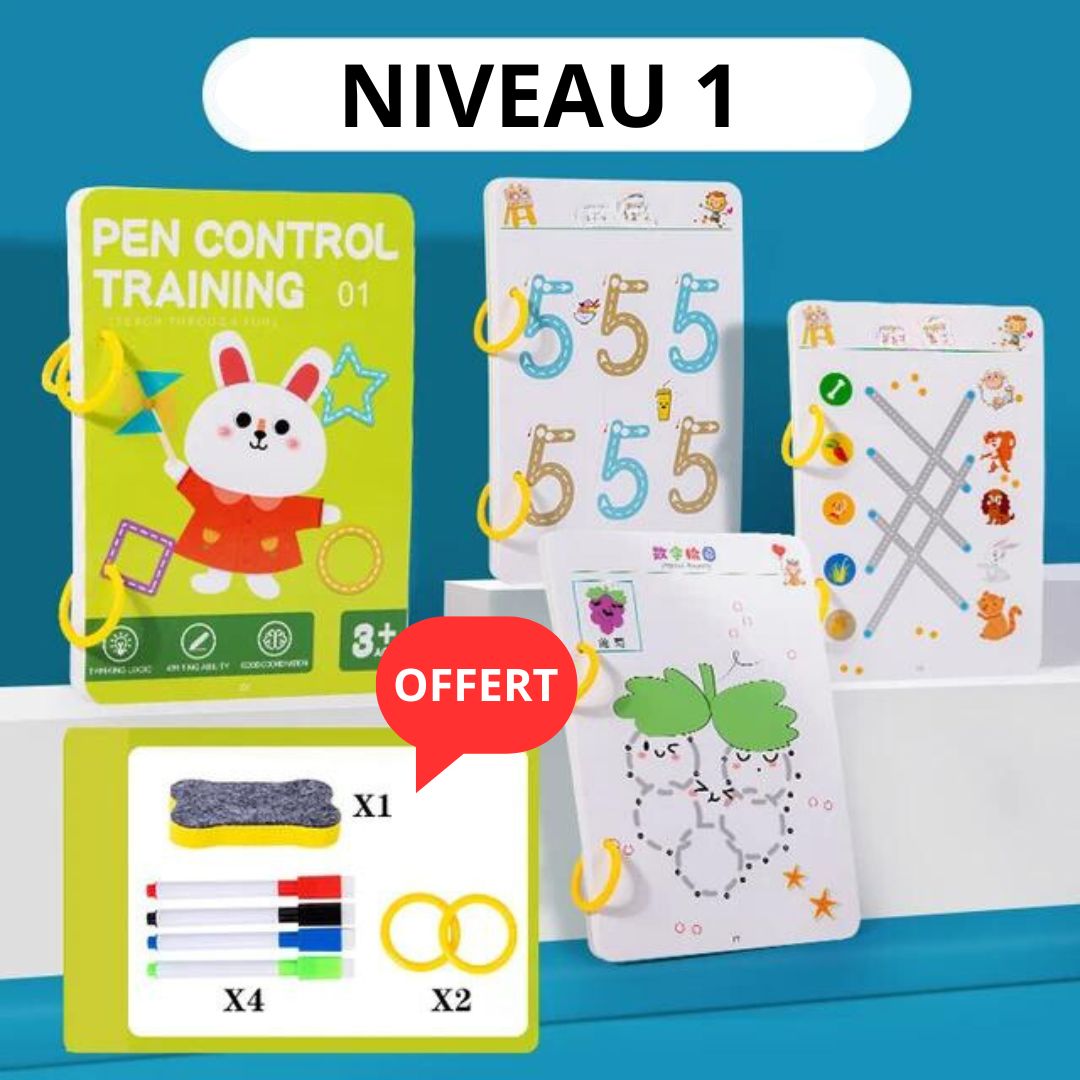 Cahier d'exercices Montessori MagicLines